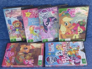 6 x MY LITTLE PONY DVD NEW SEALED EQUESTRIA GIRLS FRIENDSHIP IS MAGIC TWINKLE - Picture 1 of 10
