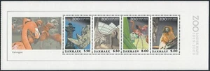 DINAMARCA. 2009. 58 Kr. Zoológico de Copenhague. Paneles para folletos. MNH (PRH7 HB) - Imagen 1 de 2