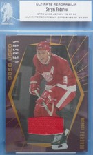 Sergei Fedorov 2000-01 BAP Ultimate Memorabilia Game-Used Jersey /60 Red Wings