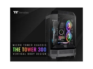 Thermaltake Tower 300 Black Micro-ATX Case; 2x140mm CT Fan Included; Support Up - Picture 1 of 12