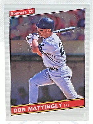 2020 Panini Donruss Optic DON MATTINGLY Retro 1986 Insert Card #R86-16 Yankees - Image 1 of 2