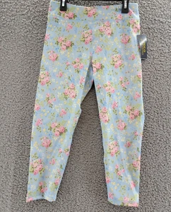 Polo Ralph Lauren Floral Performance Jersey Leggings Girls XL (16) Multi Pull On - Picture 1 of 14
