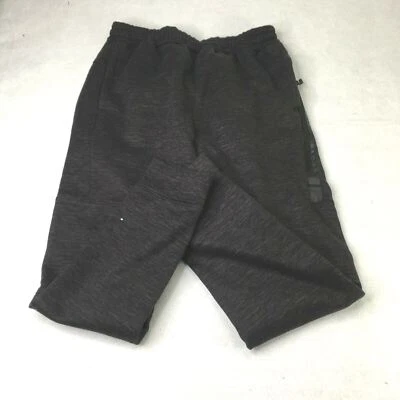 Spalding Pants Mens Large Black Gray Zip Pockets Activewear Casual Comfort  - Image 1 of 4