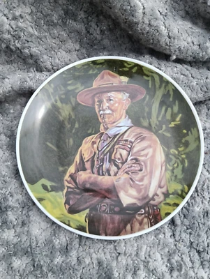 Vintage Scouts Plate Baden Powell Founder Lord Gilwell Denmark Great Condition - Image 1 of 4