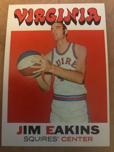 1971 Topps Basketball set break #197 Jim Eakins MINT?