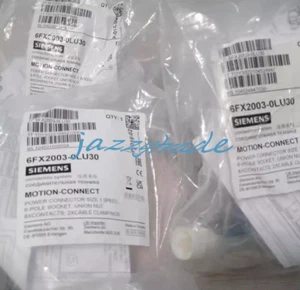 1PC Siemens Power Plug M23 6-pin Connector 6FX2003-0LU30 New - Zdjęcie 1 z 1