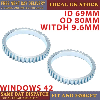 2X ANILLO RELUCTOR ABS TRASERO PARA SMART FORTWO CUPÉ FORTWO CABRIO Foto 1 de 4