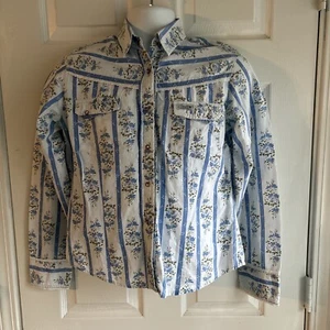 Camicia a maniche lunghe con bottoni a pressione perla Cowgirl Hardware M ferro di cavallo - Foto 1 di 4
