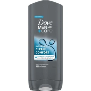 15,33€/L- 6x Dove Men+Care 3in1 Duschgel-Clean Comfort-Körper,Gesicht.Haar-400ml - Bild 1 von 1