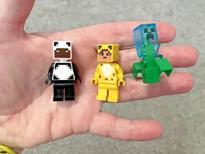 Lego 21174 Minecraft Minifiguren Panda Ozelot aufgeladen Creeper Huhn - Bild 1 von 8