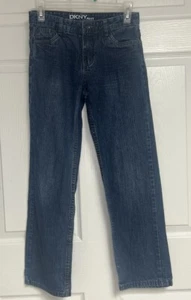 DKNY MOTT Jeans Boys Size 14 Blue 5 Pocket Mid Rise - Picture 1 of 9