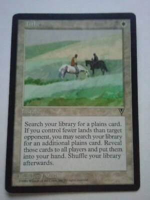 MTG Magic the Gathering English Tithe 1996 Visions NM - Image 1 of 2