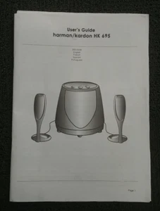 Harman/Kardon HK-695 Manuale dell'utente - Foto 1 di 2