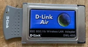 D-Link Air IEEE 802.11b Wireless LAN Adapter DWL-650 - Picture 1 of 2