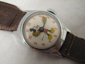 EARLY TIMEX MICKEY MOUSE WRIST WATCH WDC LADIES CHILDS - Picture 1 of 9