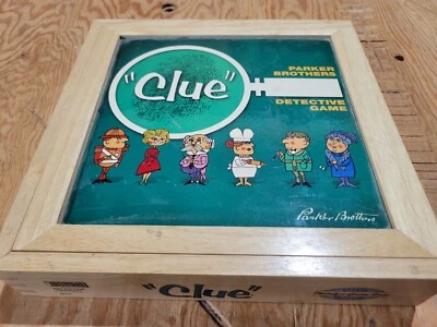 Clue Board Game Vintage Edition 2007 Nostalgia Games Series Wood Box Parker Bros - Image 1 of 4