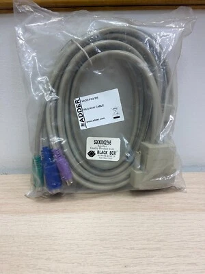 Adder VADD-PS2-2M Multiprotocol PS/2 KVM CABLE 2m - Image 1 of 3