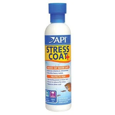 API STRESS COAT Aquarium Water Conditioner 8-Ounce Bottle - Image 1 of 4
