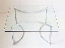 HENRY NEUMAN : TABLE BASSE CARREE EDITION PACE COLLECTION 1970 VINTAGE 70'S