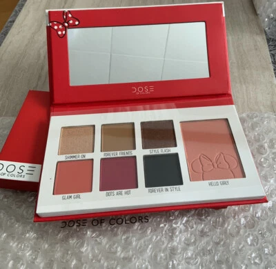DOSE OF COLORS DISNEY LE COLLECTION MINNIE MOUSE EYESHADOW PALETTE+BLUSH SET $45 - Image 1 of 4