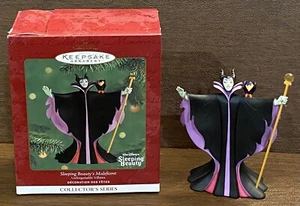 Hallmark Walt Disney MALEFICENT Keepsake Ornament 2000 Sleeping Beauty In Box - Picture 1 of 15