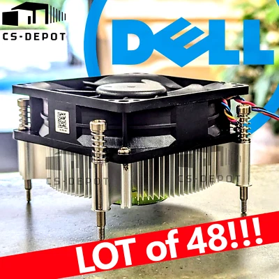 48X  ALIENWARE CPU Cool Heatsink fan DELL 3040 5040 7040 3050 5050  SFF MT 26W12 - Image 1 of 3