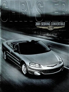 Brochure vendita concessionario Chrysler Sebring Cabrio LX LXi Limited Deluxe 2001 - Foto 1 di 1