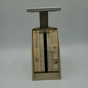 VTG 1985 Pelouze Parcel 2lbs. Scale Model P-2 Dated Mail Scale Weigh - Picture 1 of 6
