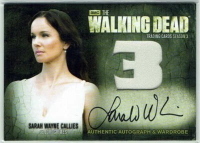 Walking Dead Season 3 Part 1 Auto Wardrobe AM7 Sarah Wayne Callies Lori Grimes - Image 1 of 2