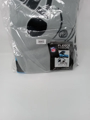 NEW Carolina Panthers NFL Football Fleece Throw,  Size 50"x 60" Cover