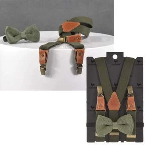 Sir Redman Hosenträger Kinder Y-Form 25mm im Set mit Fliege Kinderhosenträger - Bild 1 von 8