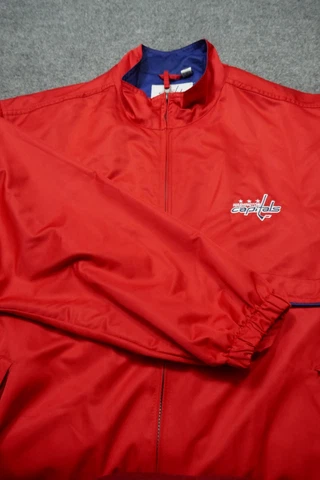 Washington Capitals Jacket Mens Extra Large Red NHL Casual Outdoor Lightweight Cover