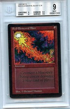 MTG Beta Red Elemental Blast BGS 9.0 (9) Mint Card Magic The Gathering WOTC 2930