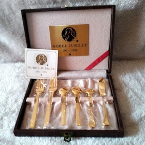 Yamazaki Set Posate Giubileo Nobel Nuovo Set (set di 6) Dal Giappone - Foto 1 di 9