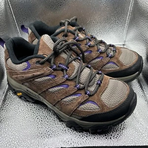 Merrell Women's Hiking Trail Shoes Size 7 Pair NEW Sample Brown Purple - Picture 1 of 5