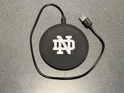 Notre Dame Logo Wireless Charging Pad Dock for Samsung iPhone Android Cell Phone - Image 1 of 2