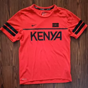 Kenya Running - Nike Dri Fit Official Team Issue Jersey Kit - Mens Medium - Picture 1 of 3