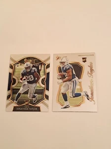 2020 Select Football Jonathan Taylor Rookie Cards In Toploaders (2) Total RC - Picture 1 of 6