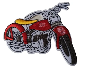 Patch Aufnäher Motorrad Biker Chopper Thermoaufkleber 9 x 8 cm - Bild 1 von 1