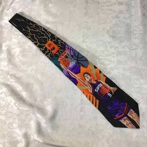 Vintage 90’s NBA Phoenix Suns Dan Majerle Tie Win lose Or Tie Limited Edition Cover
