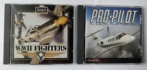 Zweiter Weltkrieg Fighters (PC, 1998) & Pro Pilot 2000 (PC, 1999) PC Spielpaket CIB - Bild 1 von 3