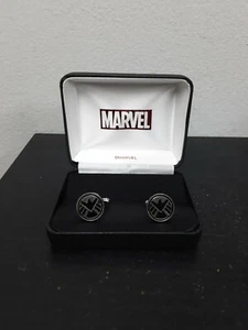 Marvel Comics AGENTS OF SHIELD Logo Metal/Enamel CUFFLINKS