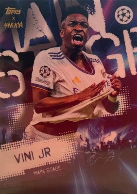 Vini jr / Real Madrid / Topps Steve Aoki / Fußball Karte - Bild 1 von 2