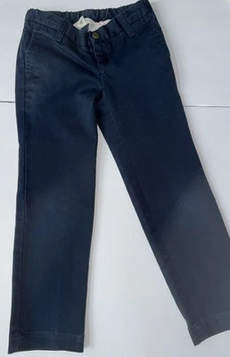 Pantalones 'Lands End Kid's' para niñas pequeñas azul marino talla 4 con lengüeta elástica ajustable Foto 1 de 4