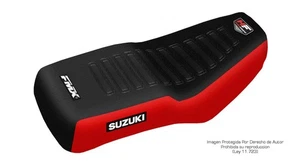 FMX Black & Red HF Seat Cover for Suzuki GN 125 FREE SHIPPING INCLUDED - Picture 1 of 1