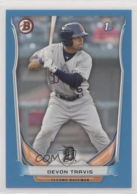 2014 Bowman Prospects Blue /500 Devon Travis #BP33 - Image 1 of 2