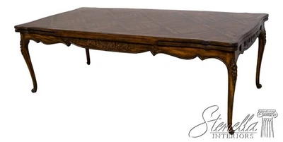 L70104: French Style Parquet Top Refractory Dining Room Table - Image 1 of 4