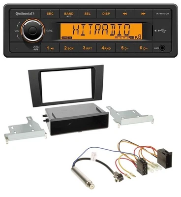 Continental 1DIN USB AUX MP3 Autoradio für Audi A4 (B5 1999-2001) Symphony - Bild 1 von 4