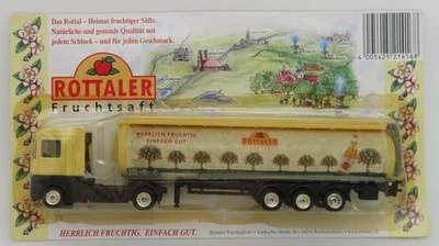 GRELL HO 1/87 CAMION CITERNE TRUCK TANKER RENAULT MAGNUM JUS DE FRUITS ROTTALER - Photo 1/4