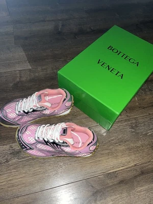 Bottega Veneta Orbit 运动鞋 粉色 Siver 尺码 38 — 第 1/4 张图片